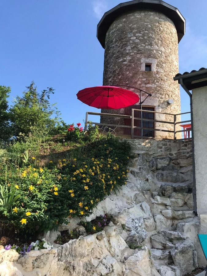 Moulin A Vent De Prentygarde En Dordogne Vélines Exterior foto